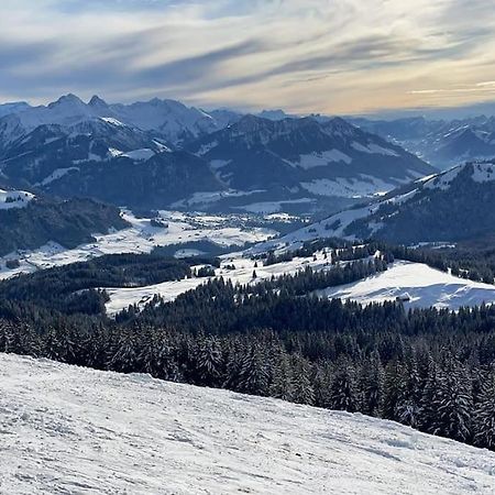 Confortable Chalet Avec Magnifique Vue En Gruyere. تشاميري المظهر الخارجي الصورة